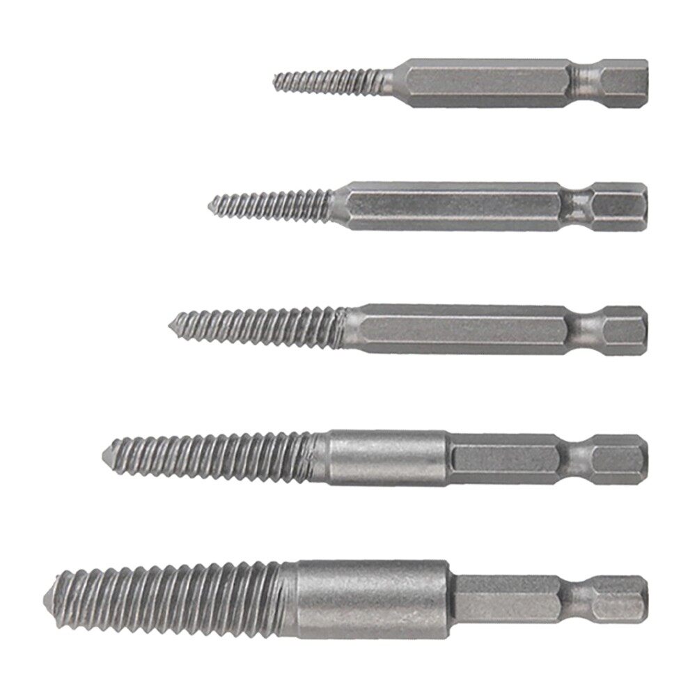 Toolstar Screw Extractor Center Drill Bits Guide Set Broken Damaged Bolt Remover Removal