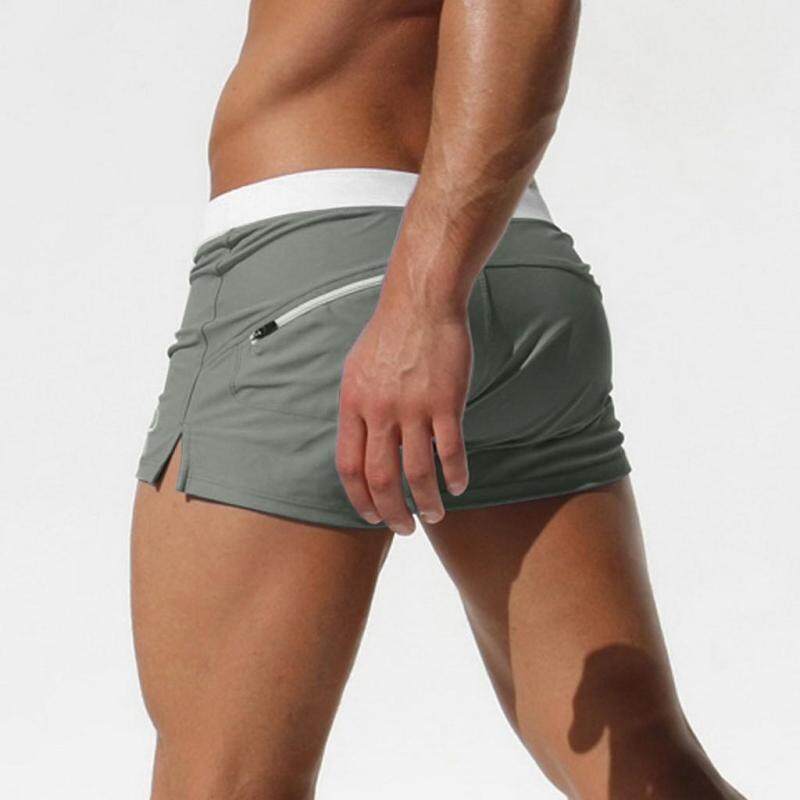 Nơi bán (Hàng Sẵn Có) Cỡ Lỡn Quần Lót Nam Thoáng Khí Quần Đồ Bơi Liền Thân Quần Short Bãi Biển Ôm Vừa