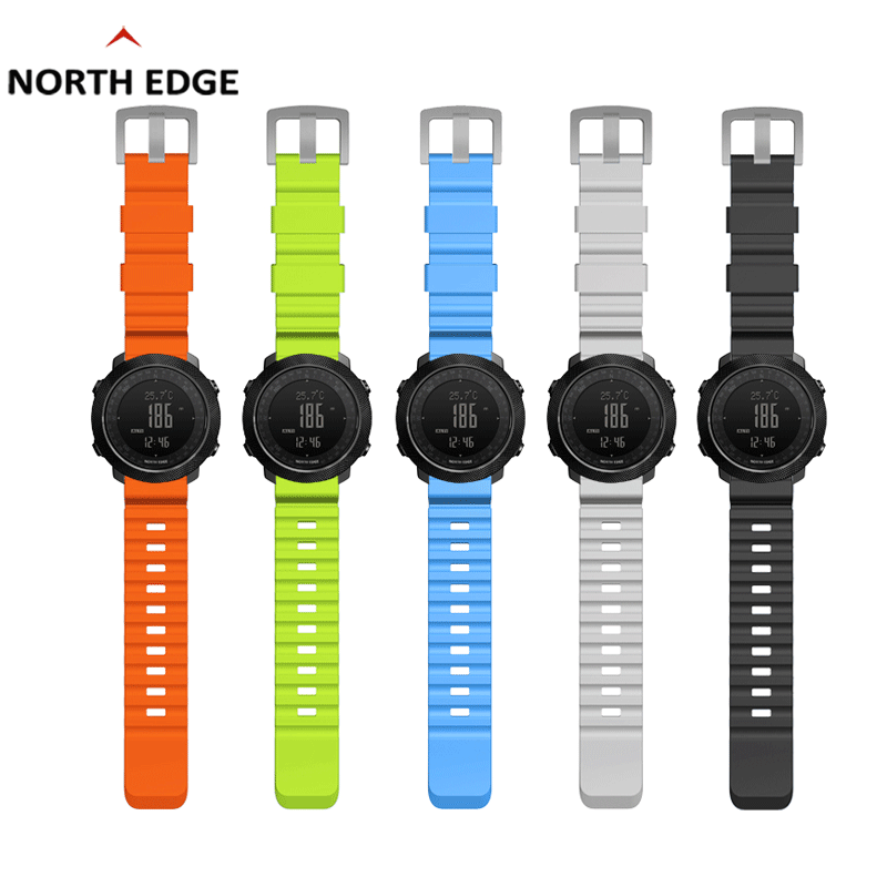 NORTH EDGE 24mm Silicone Strap For Apache3/ Gavia2/Range5
