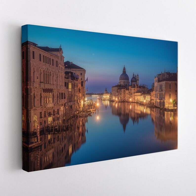 Venice Canvas Print Venice Skyline Italy Canvas Print Poster For Home Office Wall Decor