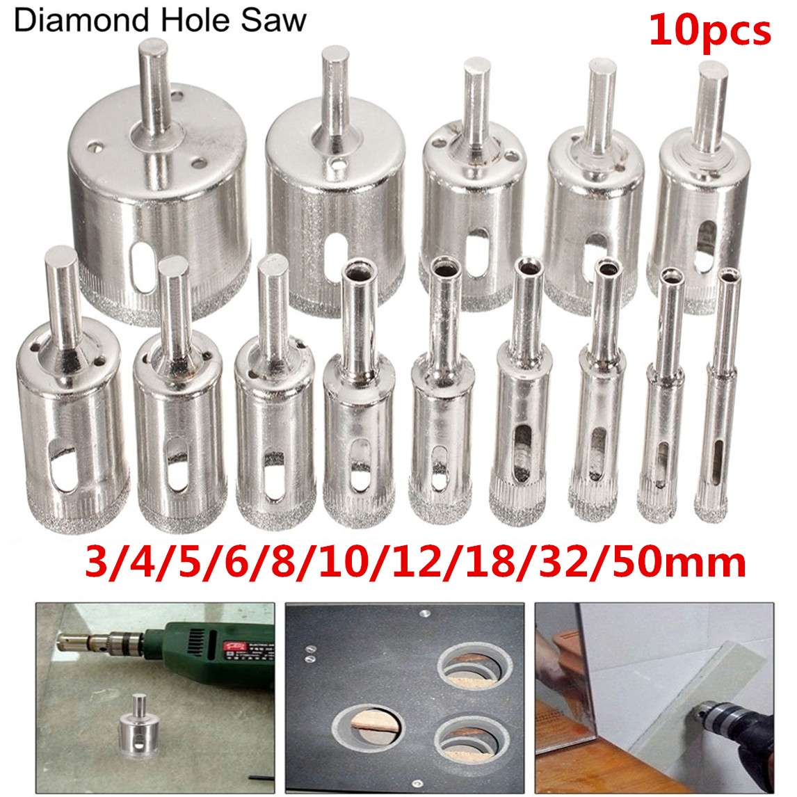 Durable Drill Bit Set Cutter Tool 