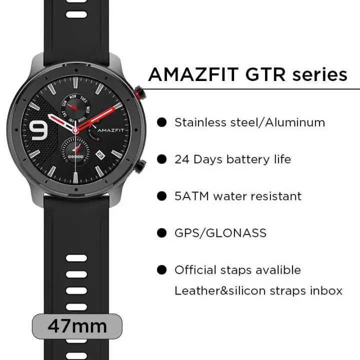 amazfit gtr 47mm smart watch