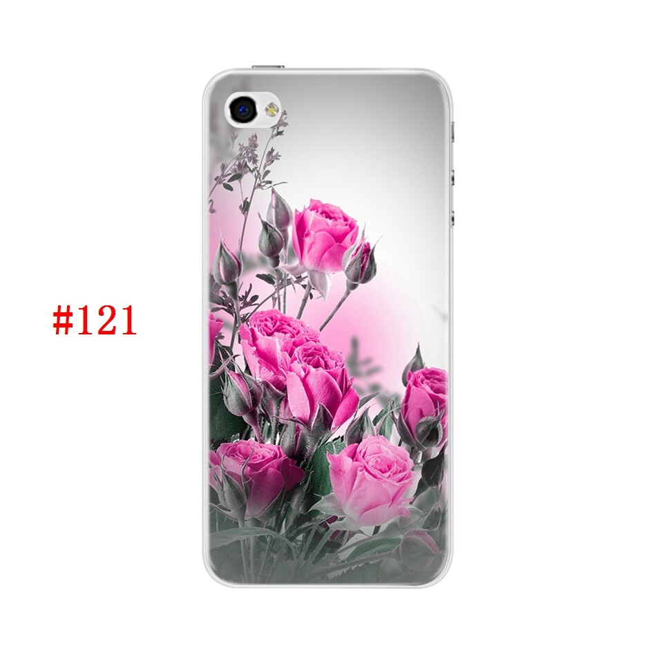Ốp Bảo Vệ Điện Thoại Cho iPhone 4 4S Ốp Silicon Mềm Mỏng Ốp Lưng Sơn Dễ Thương Vỏ Điện Thoại