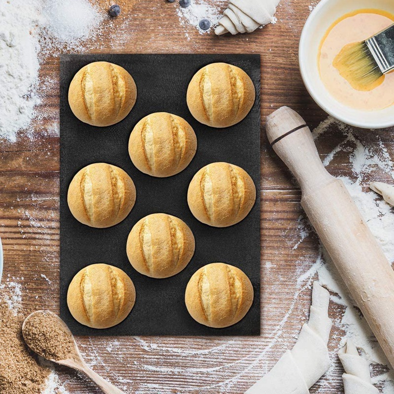 [COD][จัดส่งฟรี]2 Pack Silicone Hamburger Bread Forms,Perforated Baking ...