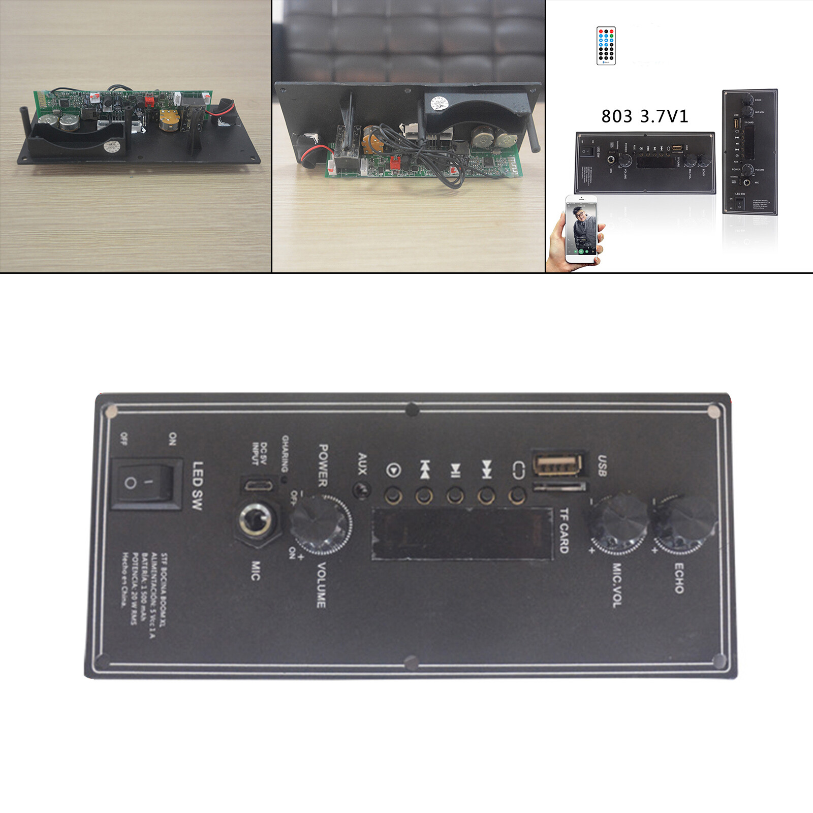 CCEarth Audio Amplifier Decoder Board MP3 FM TF Card Wireless for Vehicle Audio Accs