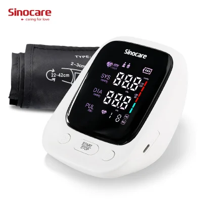 Sinocare Blood Pressure Monitor Digital Automatic USB Arm Dual User BP Meter Sphygmomanometer Heart Rate Pulse Adjustable Cuff