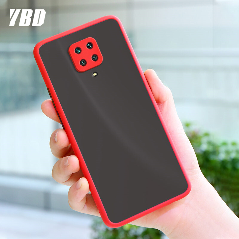 YBD Precision camera protection case For Xiaomi Redmi Note 9 pro max 9s 9ro max Casing multiple colour Matte Hard PC Back Cover Shockproof Phone Case