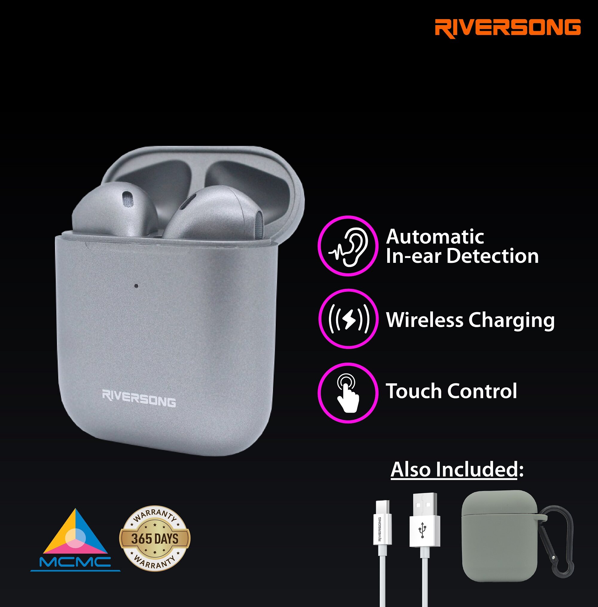 Riversong true discount wireless earphones x5+