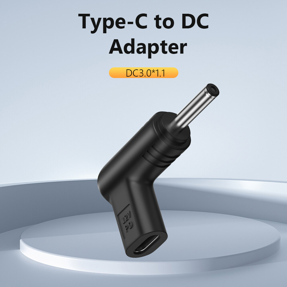 12v type c to dc jack plug charging adapter universal usb type c female to dc male multifunctional type c usb-c to dc power adapter for router tablet