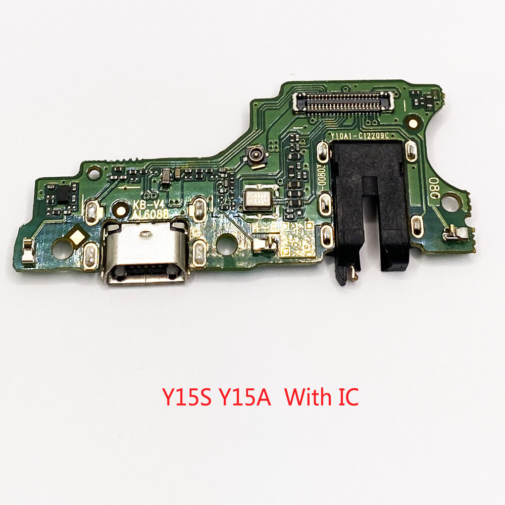 For vivo y15s y15a charger usb connector dock charging port board flex cable
