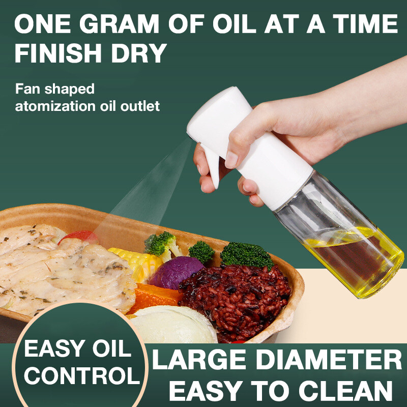 Oil Sprayer,210Ml Olive Oil Sprayer,Oil Mist Spray Bottle for Cooking