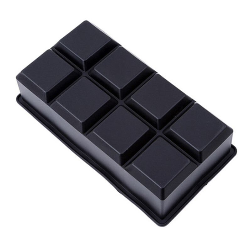 DIY Creative Big Ice Cube Mold Square Shape Silicone Ice Tray Fruit Ice Cube Maker Bar Kitchen Accessories