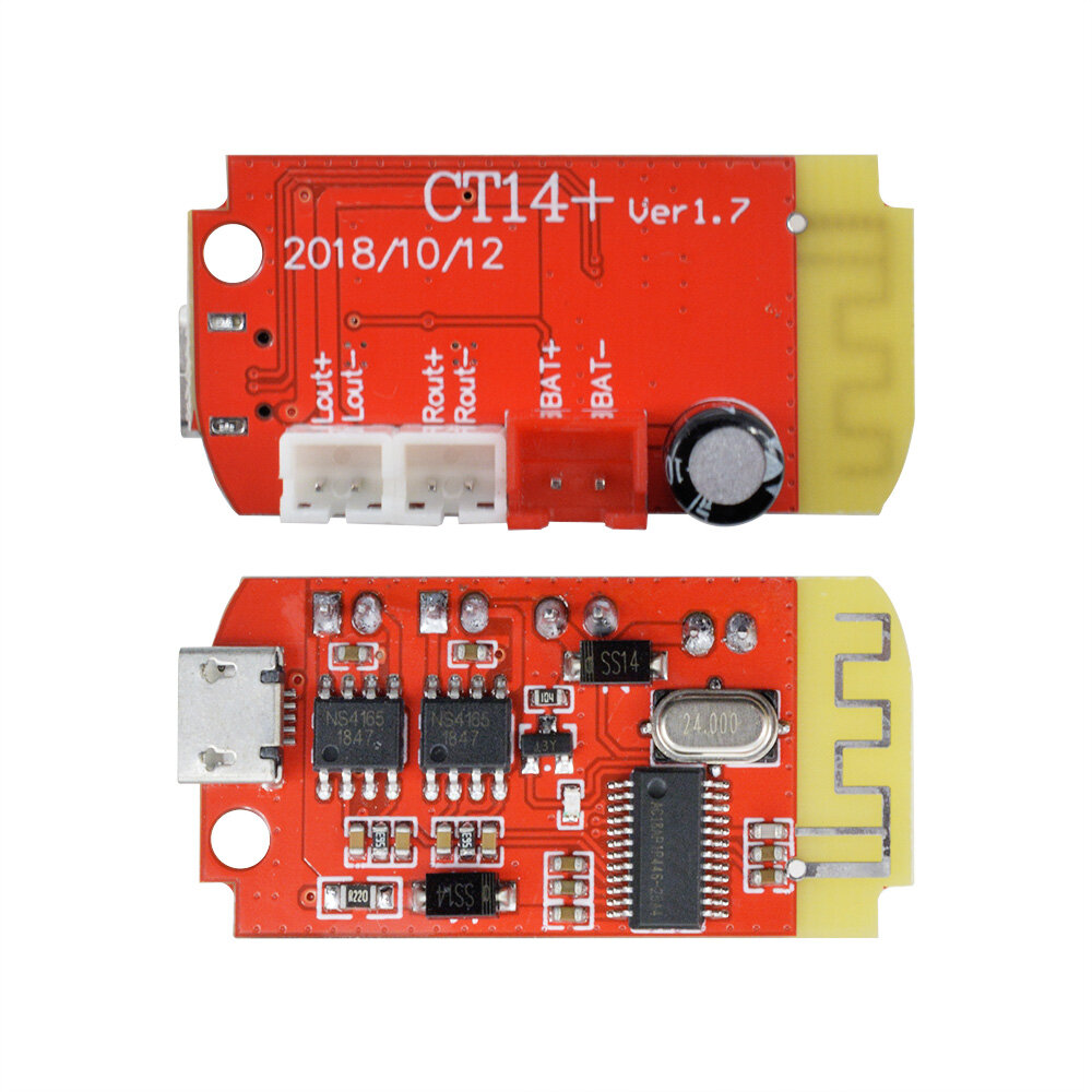 【DIYMORE】Dual Plate 3W Amplifier Board DIY Bluetooth Speaker Modification Module 3.7-5V