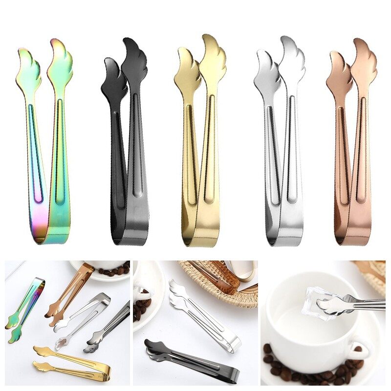 Ice Cube Clip Sugar Tong Bar Ice-cube Picker Clamp Kitchen Accessory