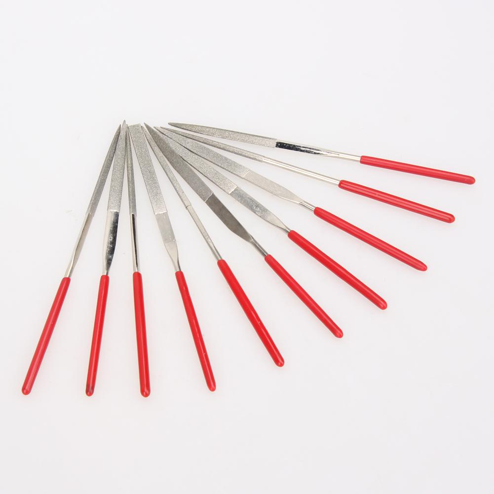 10pcs 140mm Diamond Mini Needle File Set Handy Tools for Ceramic Crafts