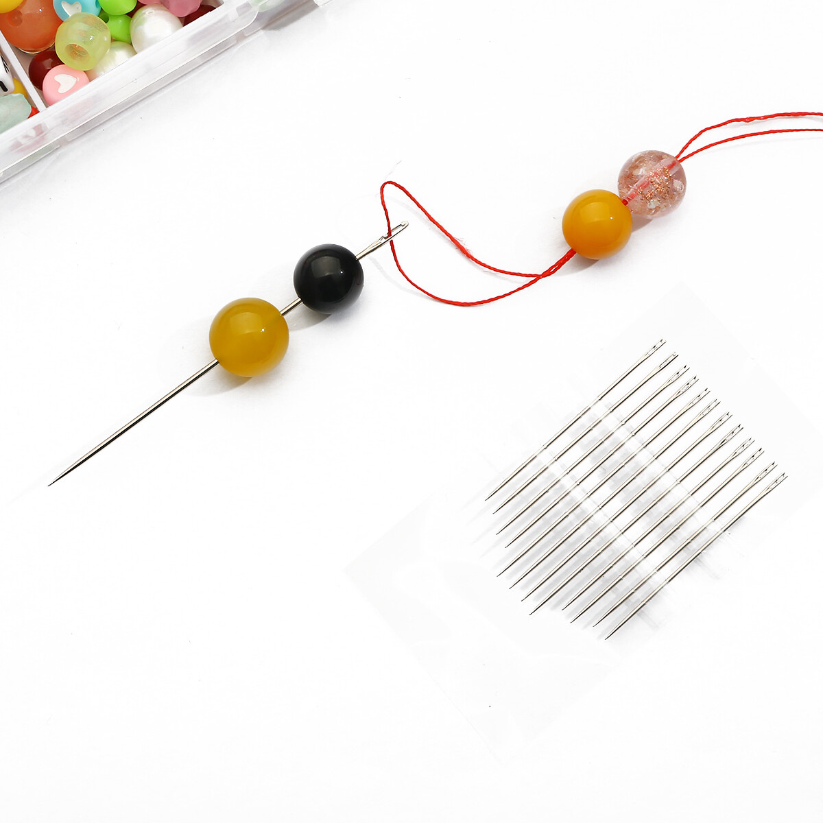 Kim Mù Đa Kích Cỡ, Kim Thép Không Gỉ Kim Khâu Tay Darning Dụng Cụ Thêu, Mở Bên Cho Kim Tự Làm