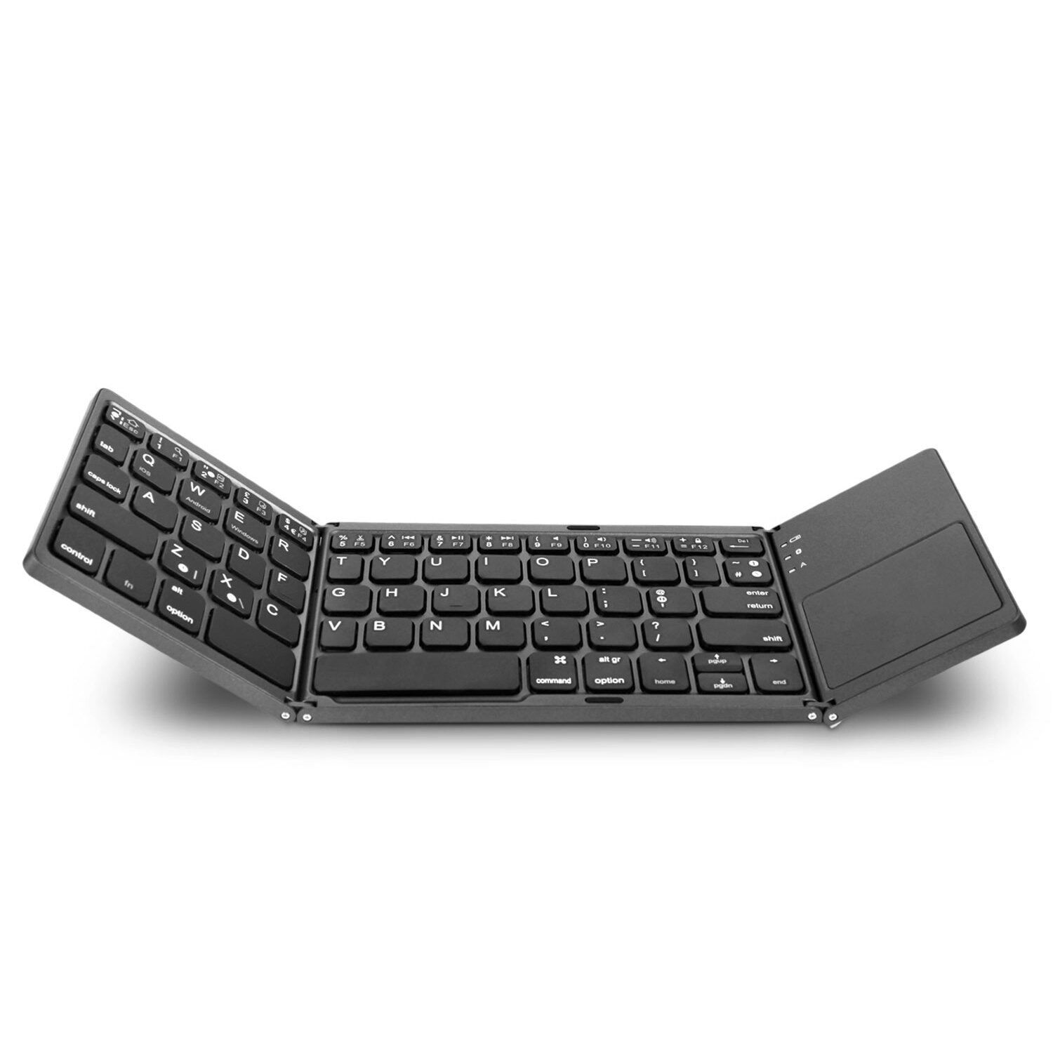 Joa Rechargerable Bluetooth mini di động bàn phím kèm bàn di chuột Chuột cho máy tính Android Máy tính bảng