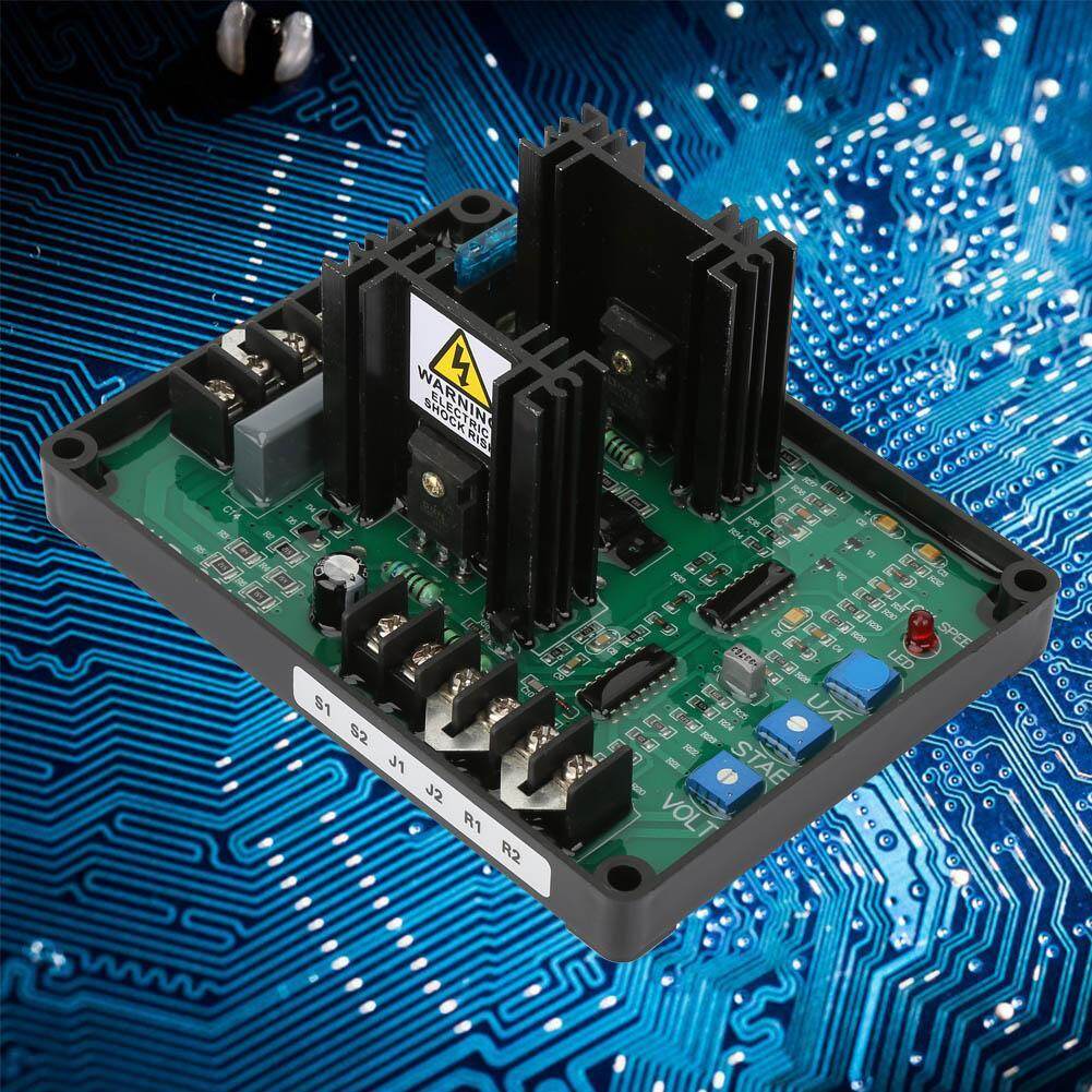 【Ready Stock】Automatic Voltage Regulator Module Frequency Protection EMI Suppression GAVR-20A Universal Automatic Voltage Regulator 20A Generator SX440 Generator Automatic Voltage Regulator Controller Phase Stabilizer