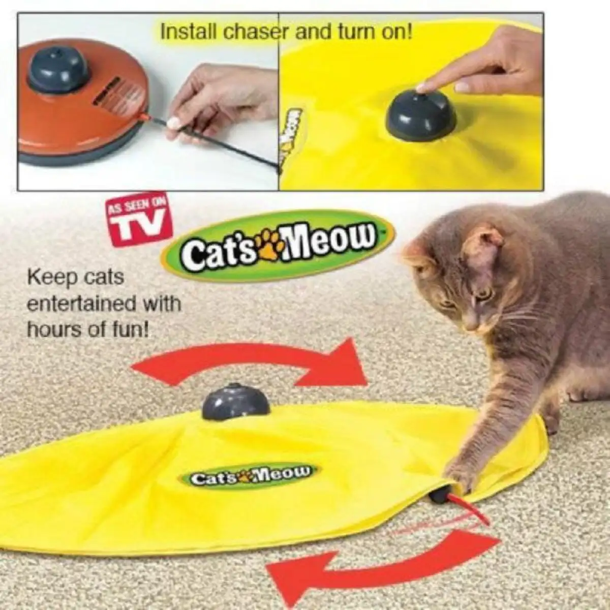 cat toy moving mouse