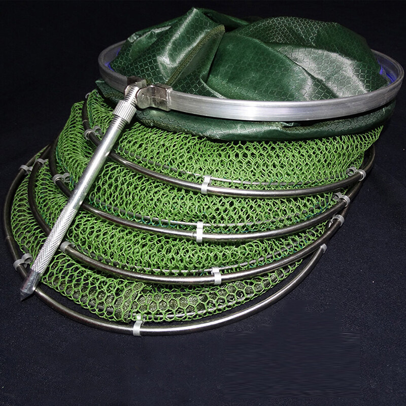 FAMIWARM (Ready) Fish Basket Live Fish Trap Net Cage Folding Gluing