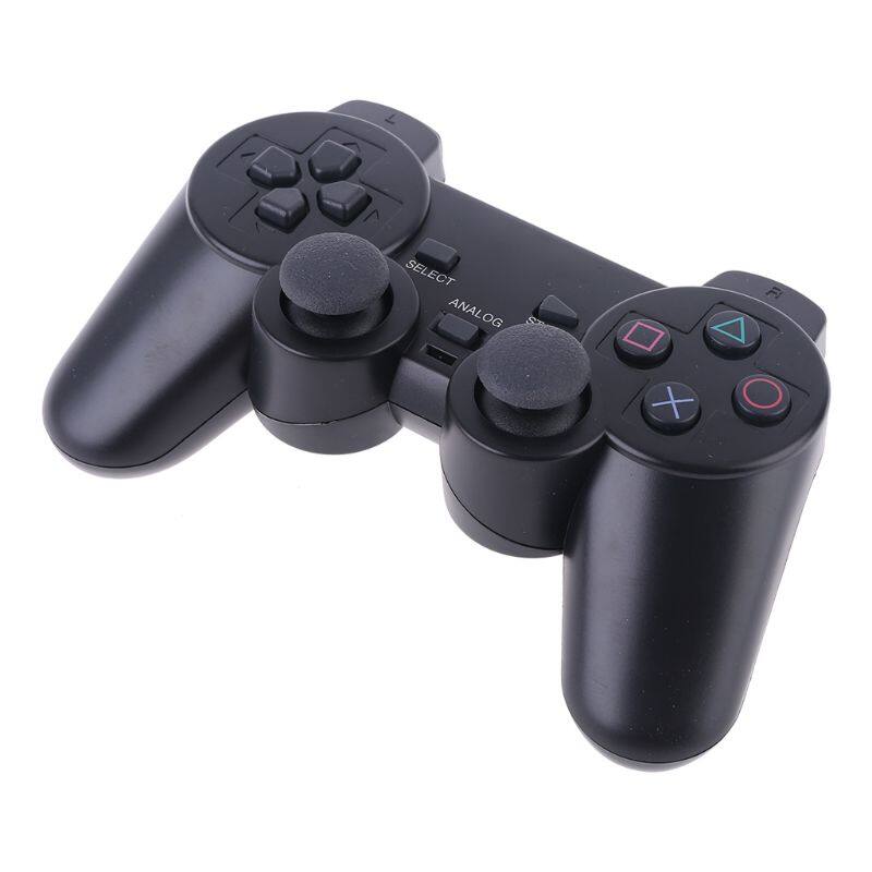 Bộ Rung Tay Cầm Chơi Game Không Dây Bộ Điều Khiển Trò Chơi USB 2.4GHz Tay Cầm Cần Điều Khiển Có Đầu Thu Cho PS2 Cho Sony Playstation 2