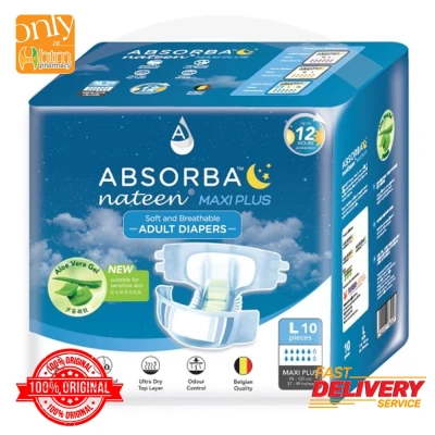 Absorba Nateen Maxi Plus Adult Diapers L Size