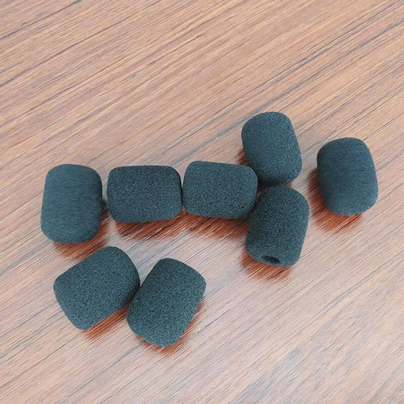 5 Cái Miếng Bọt Biển Xốp Bọc Tai Nghe Micro Màu Đen Bọc Mic Chắn Gió
