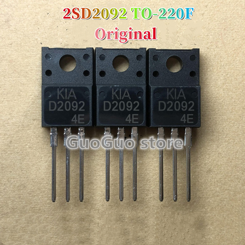 10pcs original 2sd2092 to-220f d2092 ktd2092 to220f 3a/100v npn transistor new original