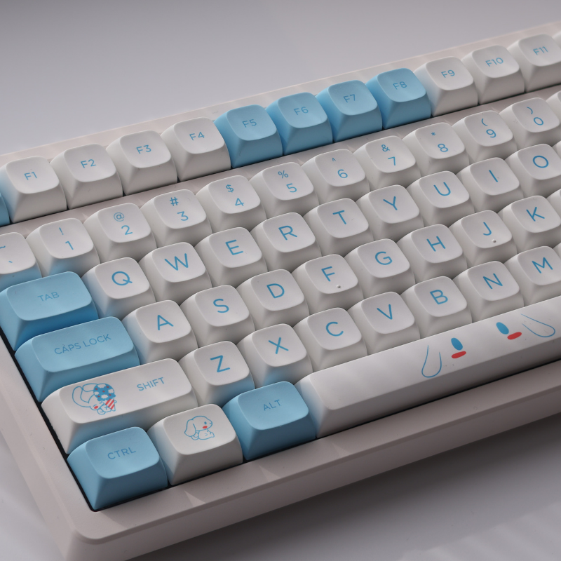 Cinnamoroll Keycaps PBT Dye-sub MA/MOA Profile Keycap Custom Keycaps