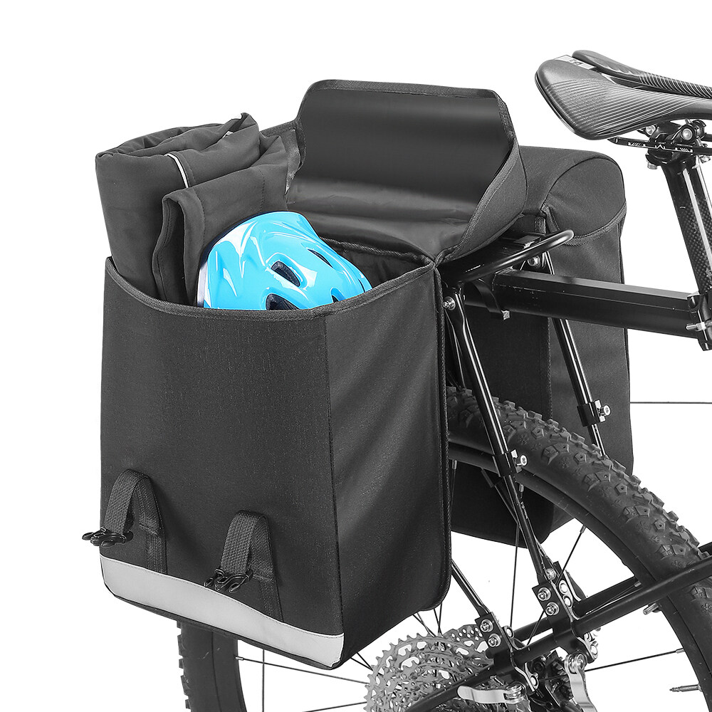 Bike Rear Seats Dual Bag Bicycle Riding Storage Bag Large Capacity ...