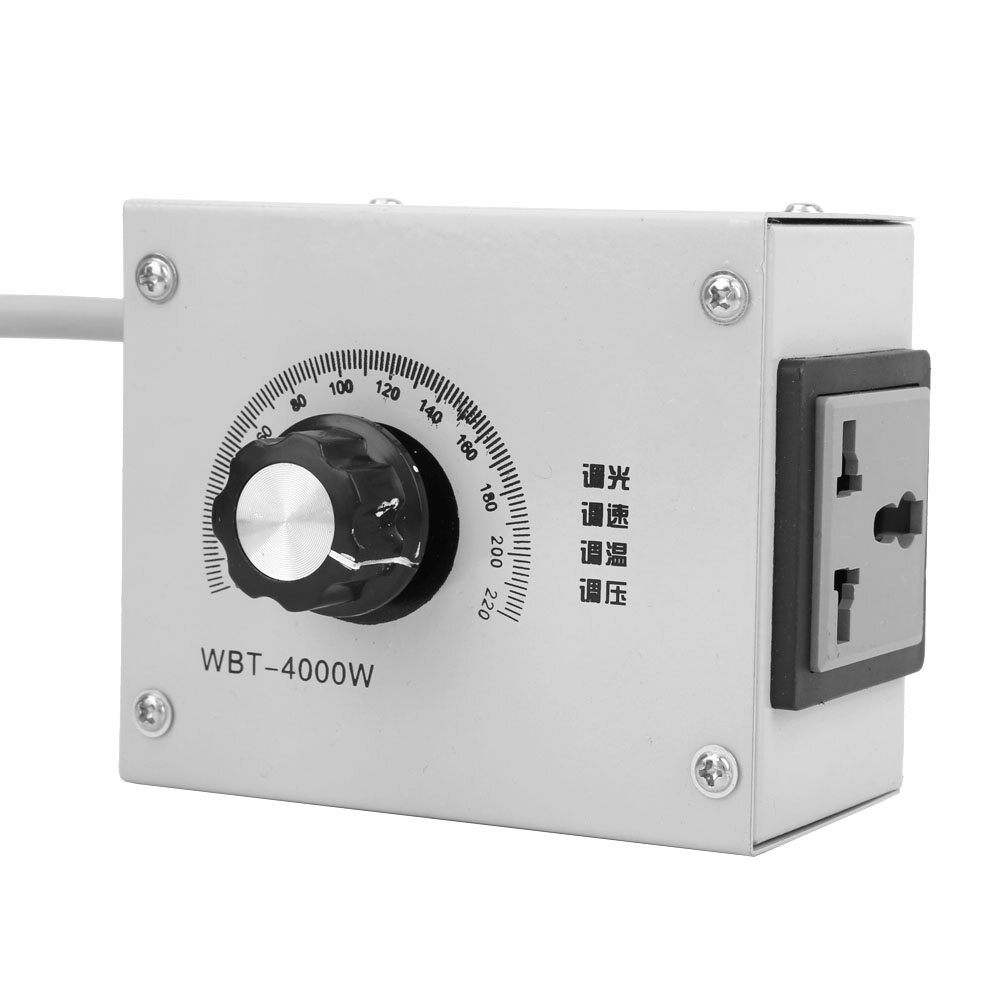Bộ Điều Khiển Công Suất Cao 220VAC Bộ Điều Khiển Điện Áp Biến Đổi Độ Sáng Tốc Độ Động Cơ Quạt Biến Thiên Bộ Điều Khiển Động Cơ Phích Cắm AU