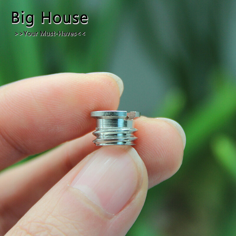Big House Bộ Chuyển Đổi Vít Đầu Đực 1/4 Sang 3/8, Cho Chân Máy Phụ Kiện Phụ Kiện Dslr Chân Máy Dslr Bộ Chuyển Đổi Chân Máy Ba Chân Phụ Kiện Máy Ảnh DSLR SLR Đầu Bi Đơn