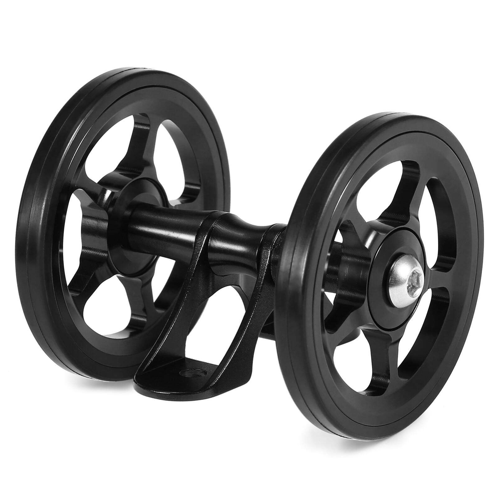 GoGo Out Aluminum Alloy Bike Double Roller Rear Wheels Replacement for Brompton Folding Bicycle Rear Mudguard