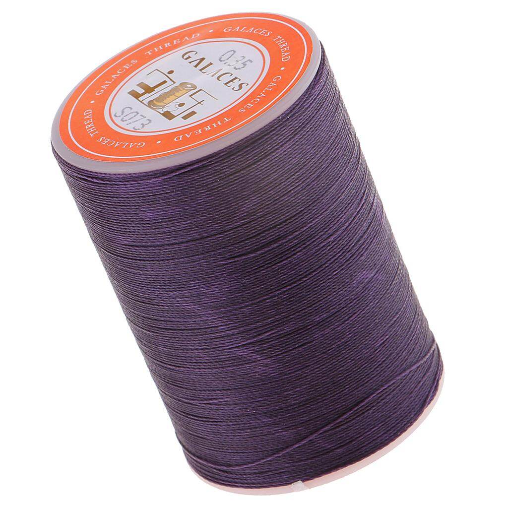 Baoblaze 300 Meters 0.35mm Leather Sewing Waxed Wax Thread Hand DIY Stitching Cord Crafts