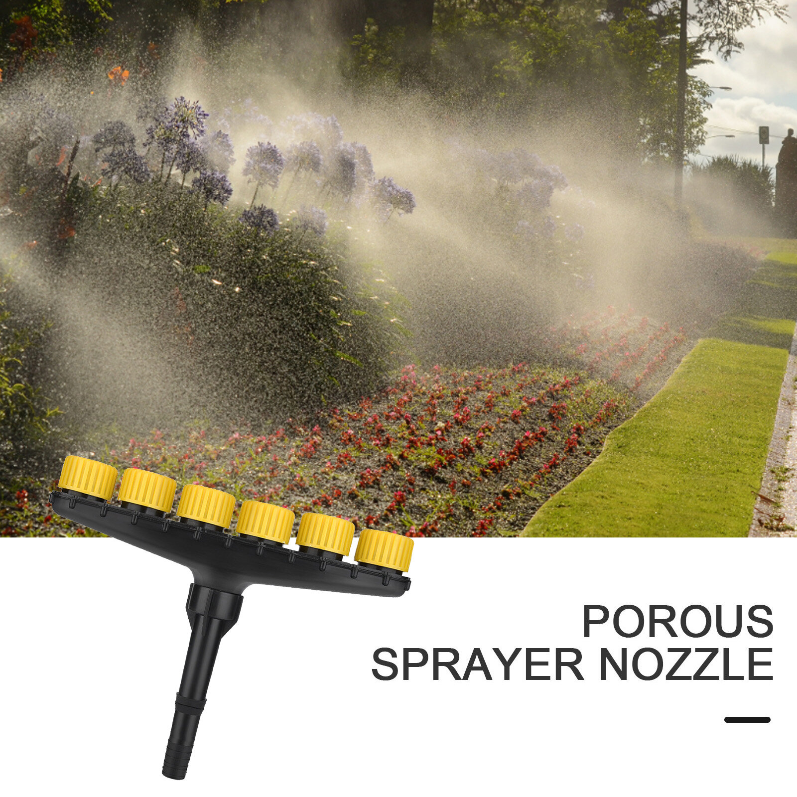 Multi-Head Sprinkler Sprayer Multi-Hole Sprinkler Head Safe to Seedlings