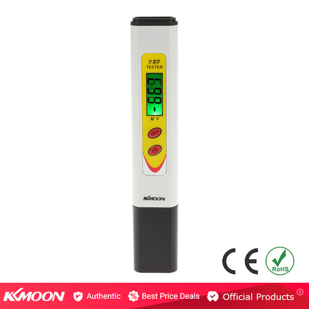 [Free Shipping] KKmoon Pen-Type ORP Meter with Back-lit Display Portable Oxidation Reduction Potential Industry and Experiment Analyzer Redox Measure Household Drinking Water Quality Analysis Device