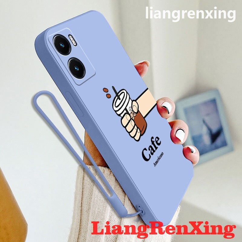 Casing OPPO A57 2022 4g oppo a77s 5g phone case Softcase Liquid Silicone Protector Smooth shockproof Bumper Cover new design YTSNKF02