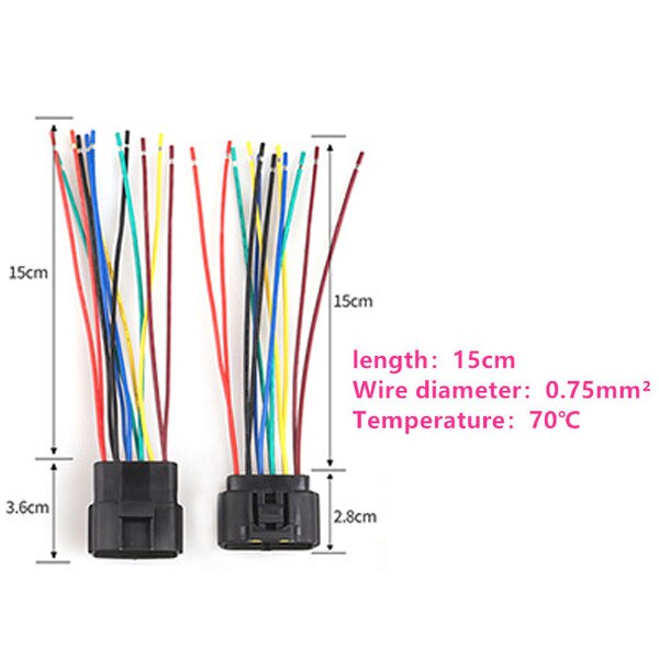 1 sets 1/2/3/4/6/8/10/12/16 pin denso 1.8mm waterproof wire connector electrical plug car auto sealed truck harness socket