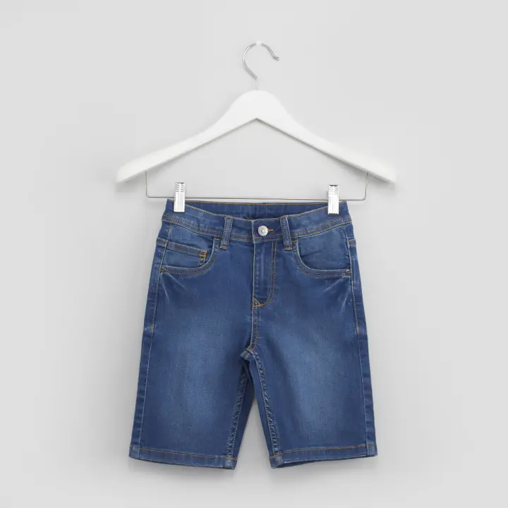 plain denim shorts