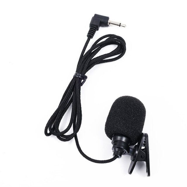 Portable Mini 3.5mm Jack Lavalier Tie Clip Microphone for Phone Tablet Laptop PC Universal Live Broadcast Recording Microphone