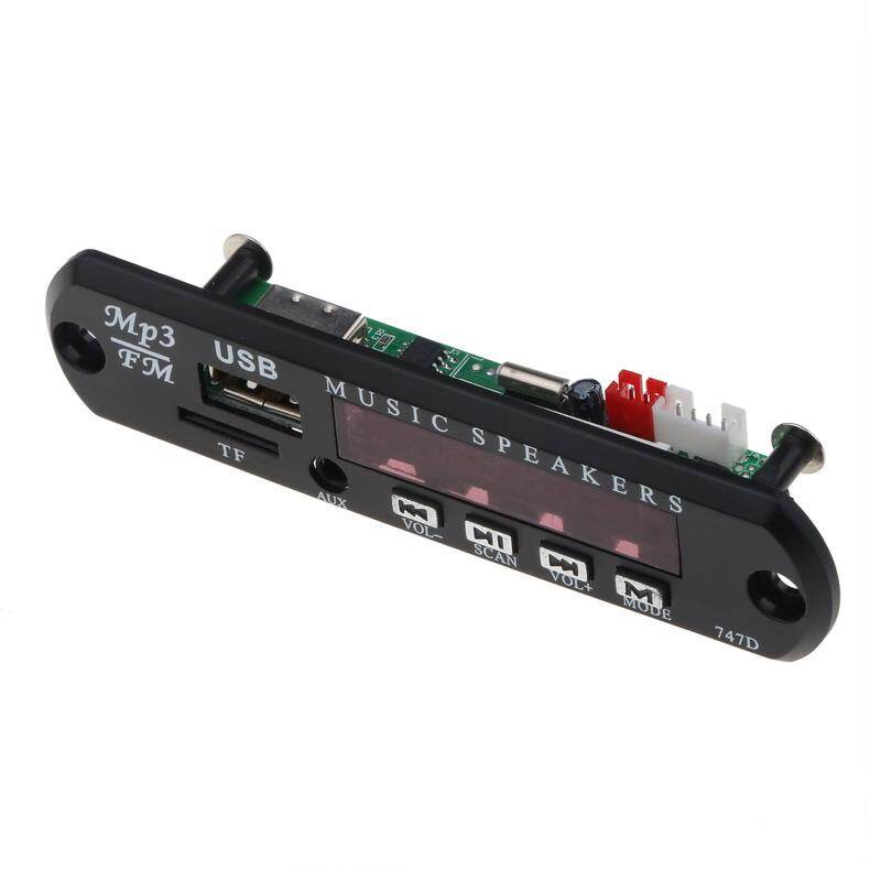 DC 5V 12V MP3 Player Decoder Board USB 3.5MM AUX MP3 Audio Module Receiver Support MP3 WAM WAV For Car Music Speaker With Remote Control（No Bluetooth）