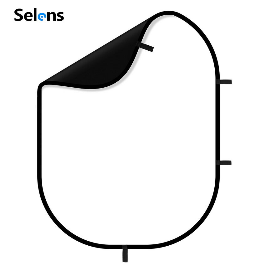 Selens Phông Nền Polyester Màn Hình Xanh Lá Phông Nền Cỡ Lớn Màu Có Thể Gập Lại Được Cho Ảnh Vlog Video Chân Dung Thiết Bị Chụp Ảnh Studio