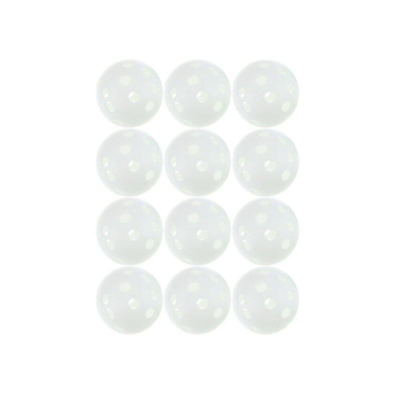 12 Quả Bóng X 72 Mm Bằng Nhựa Quả Bóng Golf Quả Bóng Thông Khí Bóng Sàn Bóng Rỗng Trong Nhà Thực Hành Bóng Vui Nhộn Phụ Kiện Chơi Golf