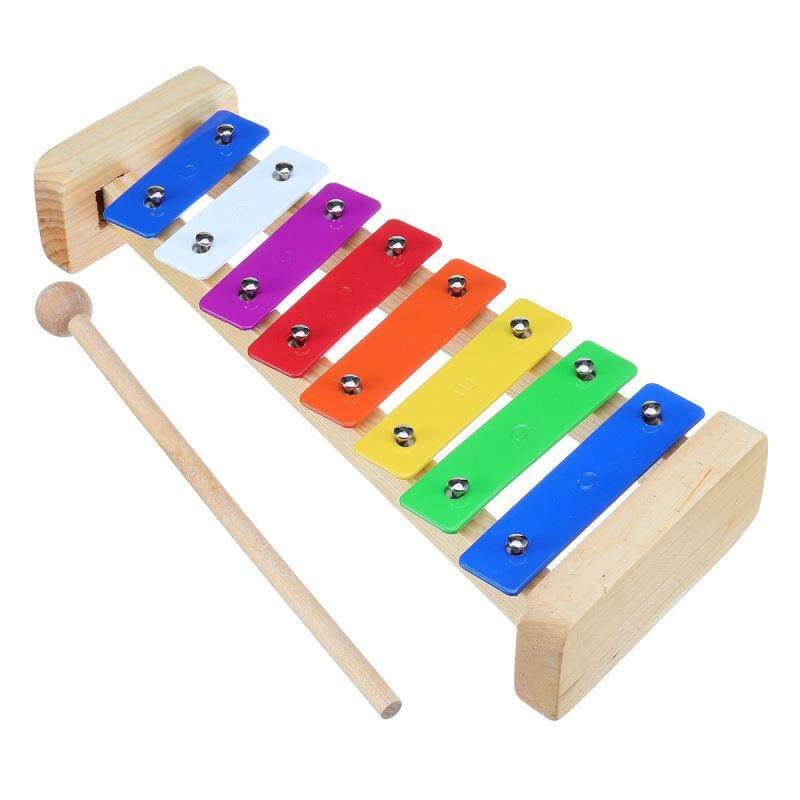 Gỗ 8 Hương Đàn Xylophone Dụng Cụ Âm Nhạc Trẻ Em Giáo Dục Trẻ Em Đồ Chơi Âm Nhạc # L