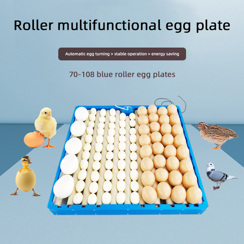 Incubator Multifunctional Automatic Small Household Incubator Turning Egg Tray Chicken Duck Goose Bird Egg Tray 70-108 Roller Egg Tray