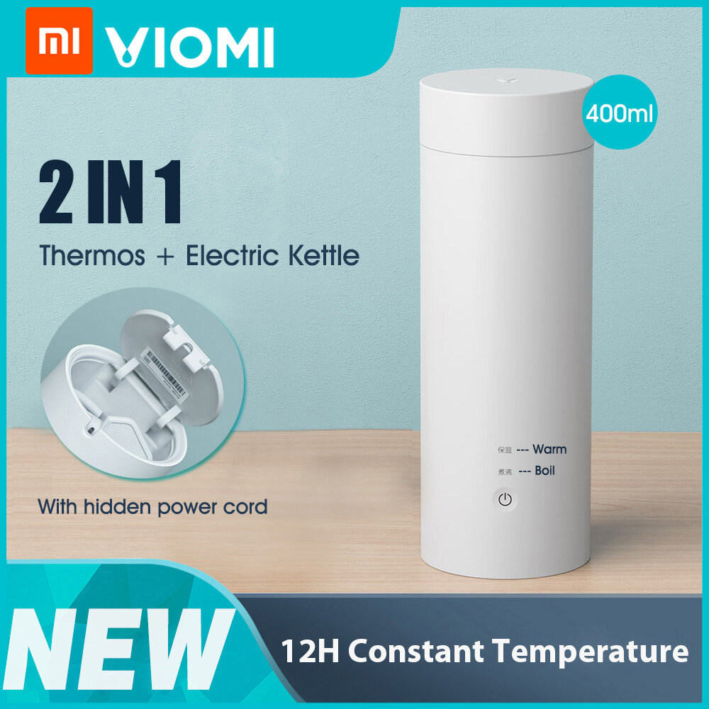 ดูภาพ Xiaomi VIOMI กาต้มน้ำขวดไฟฟ้าแบบพกพาความร้อนแก้วความร้อนสำหรับชากาแฟนมแป้งกาต้มน้ำเดินทาง 400ml 220V เพิ่มเติม Xiaomi VIOMI กาต้มน้ำขวดไฟฟ้าแบบพกพาความร้อนแก้วความร้อนสำหรับชากาแฟนมแป้งกาต้มน้ำเดินทาง 400ml 220V