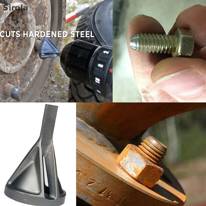 [Sirola] 1Pc deburring external chamfer tool stainless steel remove burr tools drill bit