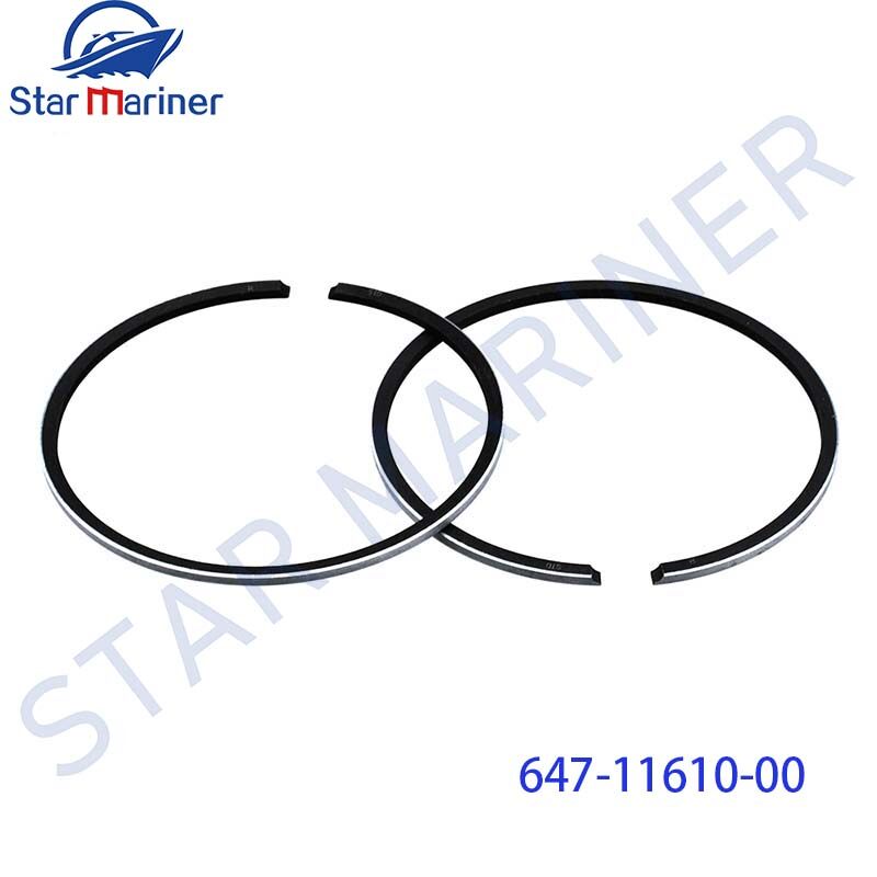 64711610 Piston Ring STD 50mm For Yamaha Outboard Motor 5HP 8HP 2