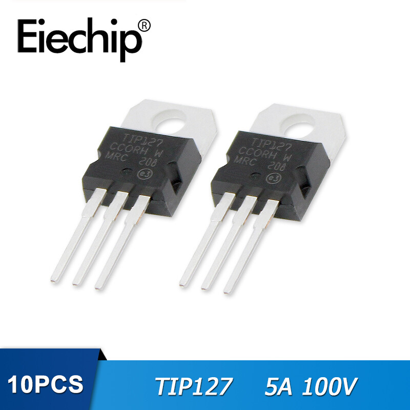 10pcs tip127 5a 100v to-220 triode transistor