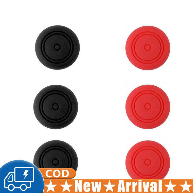 6 PCS Silicone thumbstick Thanh nhớ Thumb nút bọc cần điều khiển bìa cho Nintendo Switch joy-con điều khiển